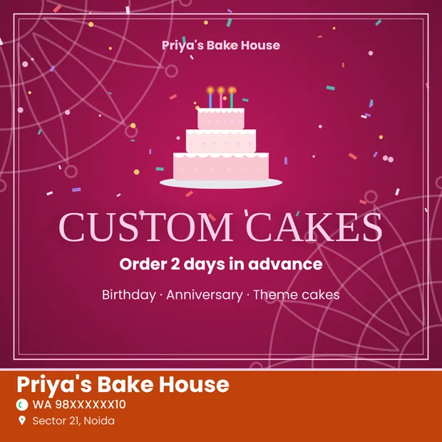 Home bakery post